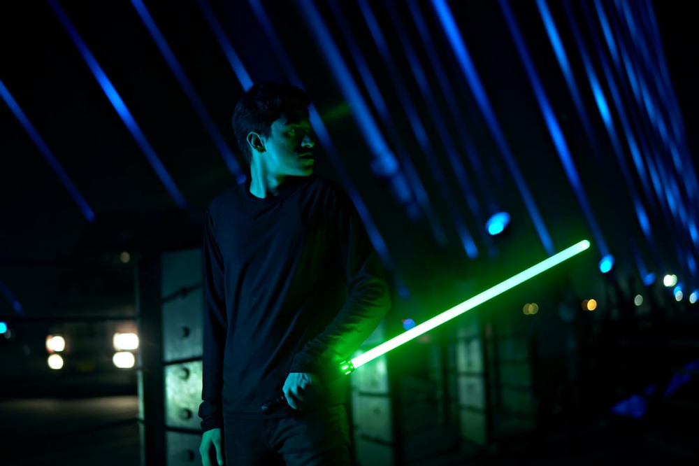 Світловий меч Джедая 100 см: металева RGB рукоятка, 13 світлових та 11 звукових ефектів, акумулятор 2000 mAh Київ - фото 8