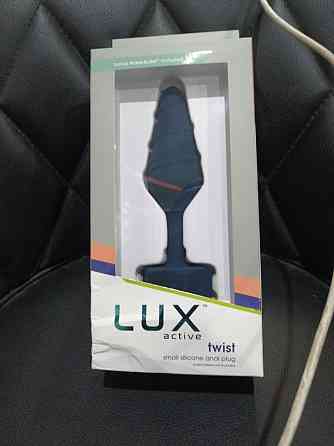 Анальна пробка Lux Active Twist Plug Small Blue (м'яте паковання!!!) Sex Aura Київ