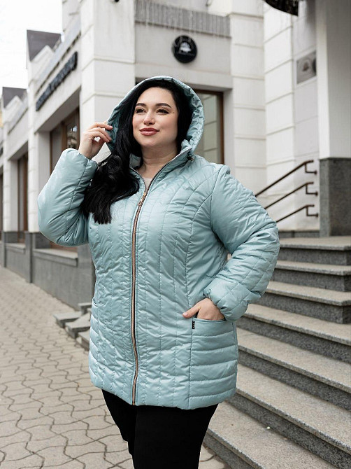 Женская курточка  весна-осень больших размеров.  Куртка стёганная батальная . 46-78р Киев - изображение 10