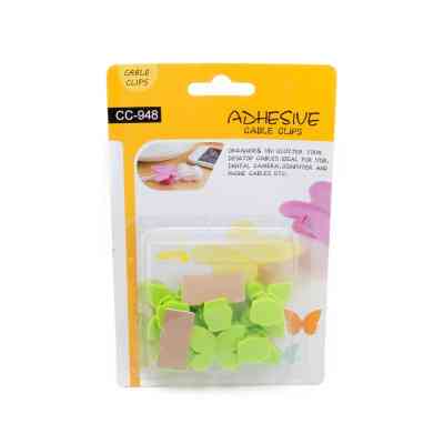 Тримач для кабелю Extradigital CC-948 Cable Clips butterfly, Green (KBC1713) Вінниця