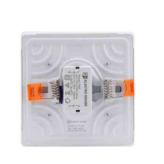 LED панель універсальна квадратна 120 мм 18Вт, нейтральний білий 4000К, 1500 Лм Дніпро