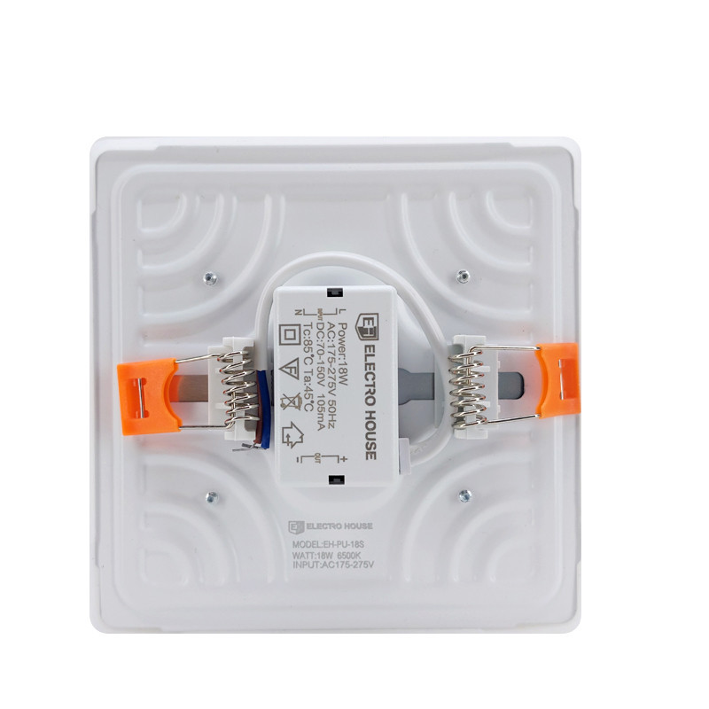 LED панель універсальна квадратна 120 мм 18Вт, нейтральний білий 4000К, 1500 Лм Дніпро - фото 3