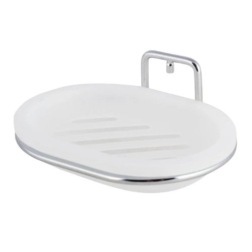 Мыльница 13*9,5*5,5см пластик на хром.подвеске с креплением Smart Sticker Besder Житомир - изображение 3