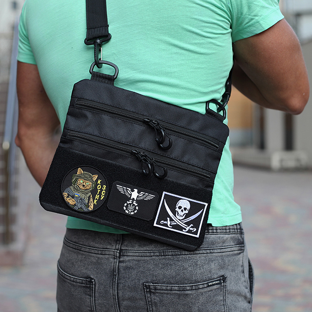 Чоловіча сумка кабура тактична плечова, Сумка месенджер кобура Чоловіча для тактичних цілей KC-98 Івано-Франківськ - фото 9