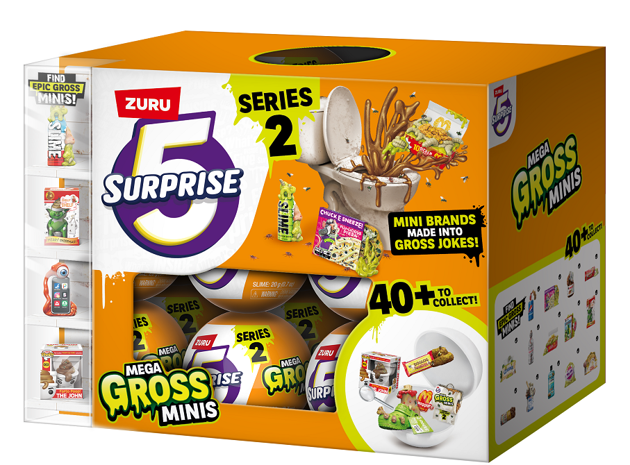 Ігровий набір Zuru Mega Gross Minis Фігурки-сюрприз в шарі зі слаймом в асортименті (77567GQ2) (6985074) Київ - фото 1