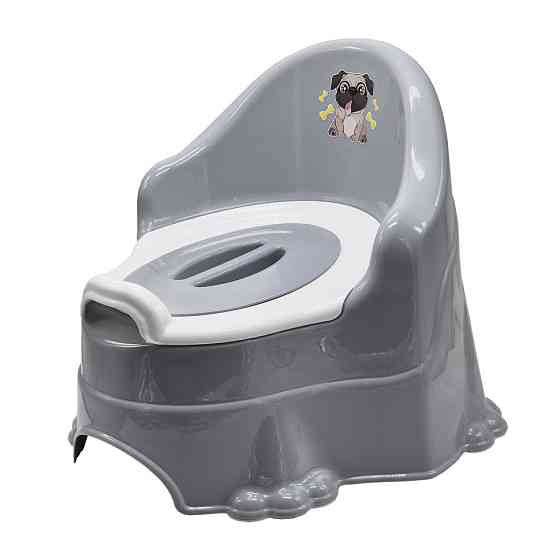 Горшок детский с крышкой 5163TXK(Grey) пластик, серый Винница