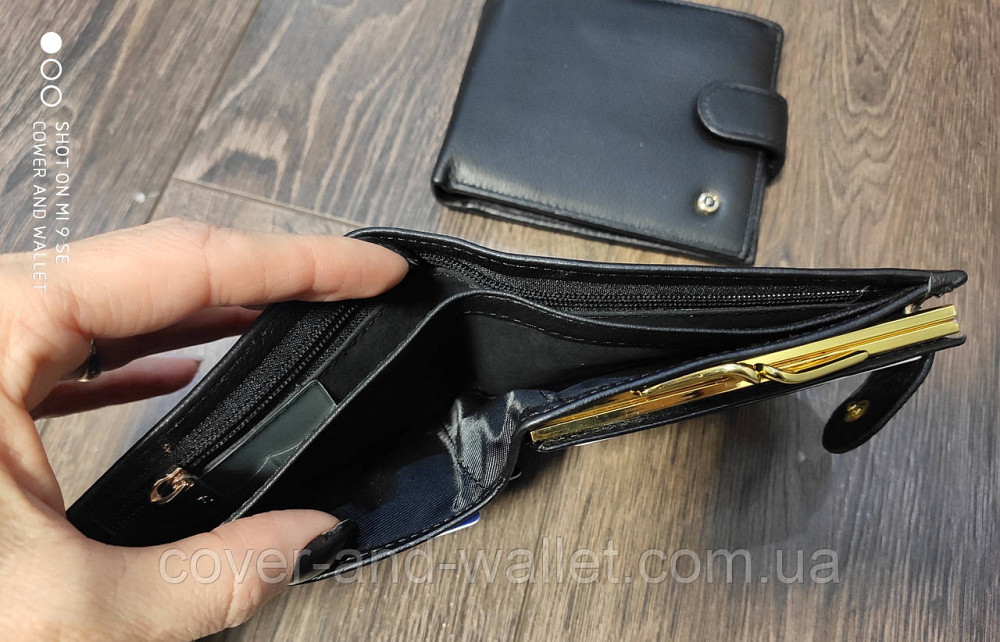 Небольшой горизонтальный женский кошелек из натуральной кожи F Salfeite Киев - изображение 6