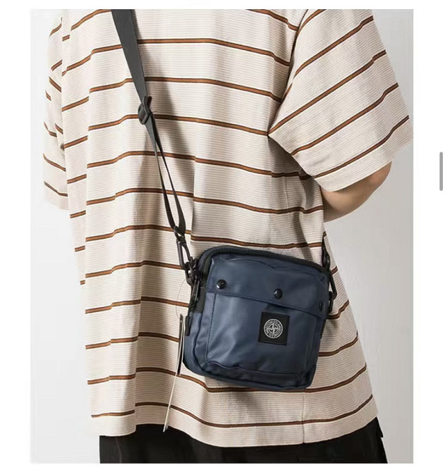 Сумка через плече Stone Island 16x16 синій Запоріжжя - фото 3