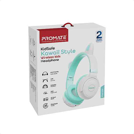 Bluetooth-гарнітура Promate Panda Aqua ( білий/блакитний ) Харьков