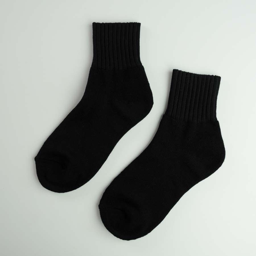 Теплі шкарпетки жіночі класичні з широкою гумкою однотонні GM Textile Високі 36-41 Чорний Суми - фото 2