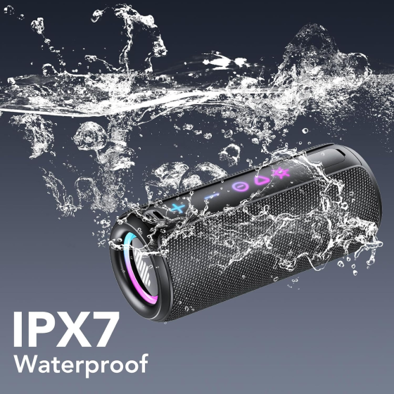 Портативна Bluetooth-колонка TIMU S11-1, 30 Вт, Bluetooth 5.4, TWS, RGB-підсвічування, до 24 годин, стереозвук Київ