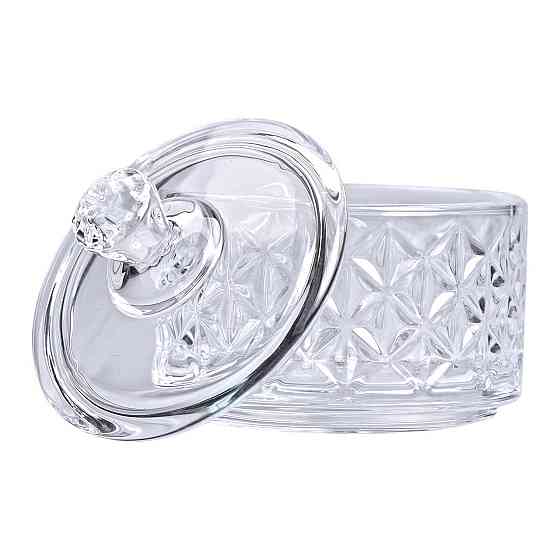 Цукерниця скляна з кришкою Ø 6.5 см HP-YH-30 Київ