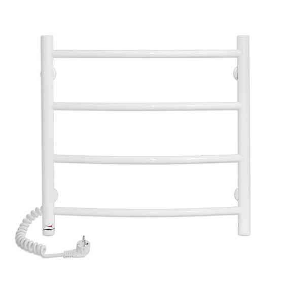 Електричний полотенцесушитель Laris Зебра Класик ЧК4 500Х500 Е білий Київ