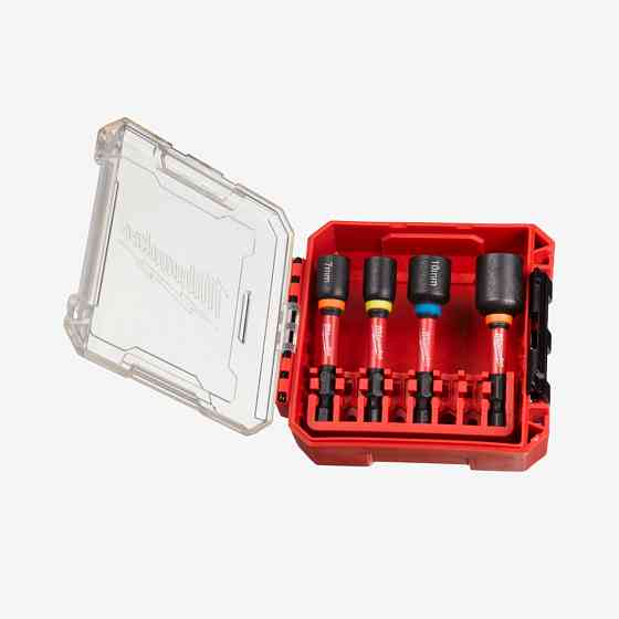 Набор насадок торцевых магнитных под внешний 6-гранник ShW MILWAUKEE (4 шт) Одесса