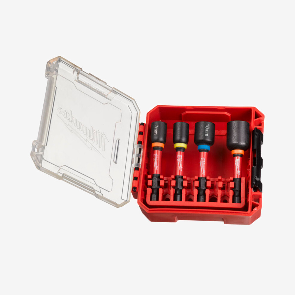 Набір насадок торцевих магнитних під зовнішній 6-гранник ShW MILWAUKEE (4 шт) Одеса - фото 1