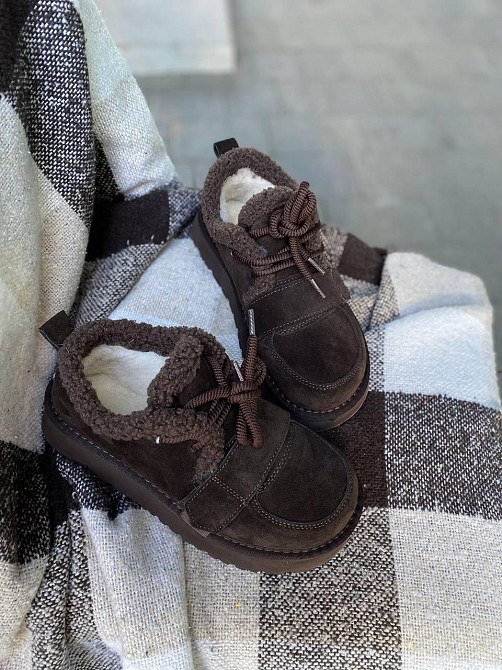 Угги жіночі ITTS 5263-41 коричневі (зима, замша натуральна) (6026) Коломыя - изображение 8