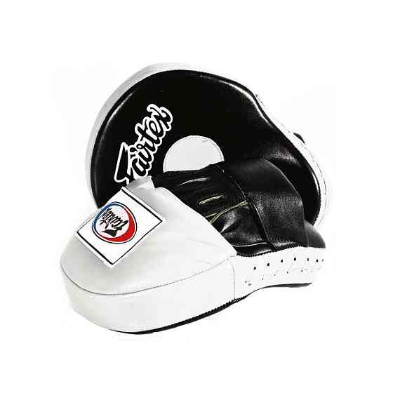 Лапи боксерські Fairtex FMV9 Focus Mitts Black/White Кам'янське