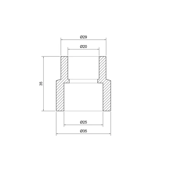 Муфта PPR Thermo Alliance 25х20 Київ