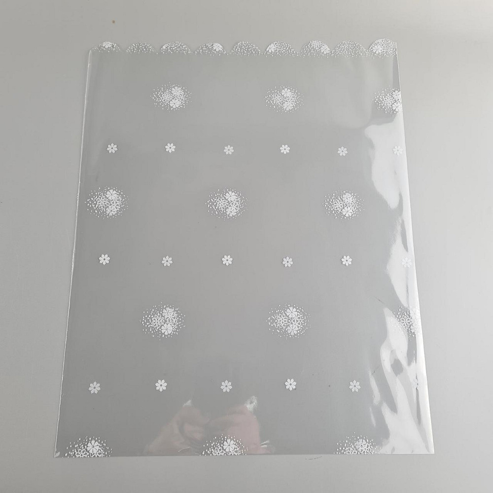 Пакет із малюнком для пакування подарунків (30*40) No391 (4) (ажурний) "Візерунок" (100 шт.) Харків - фото 3