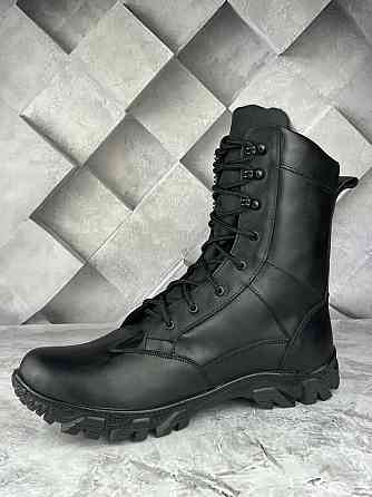 Тактичні чоловічі зимові водонепронекні берці Тайфун теплі армійські берці з хутром прошиті та проклеєні WAR Львів