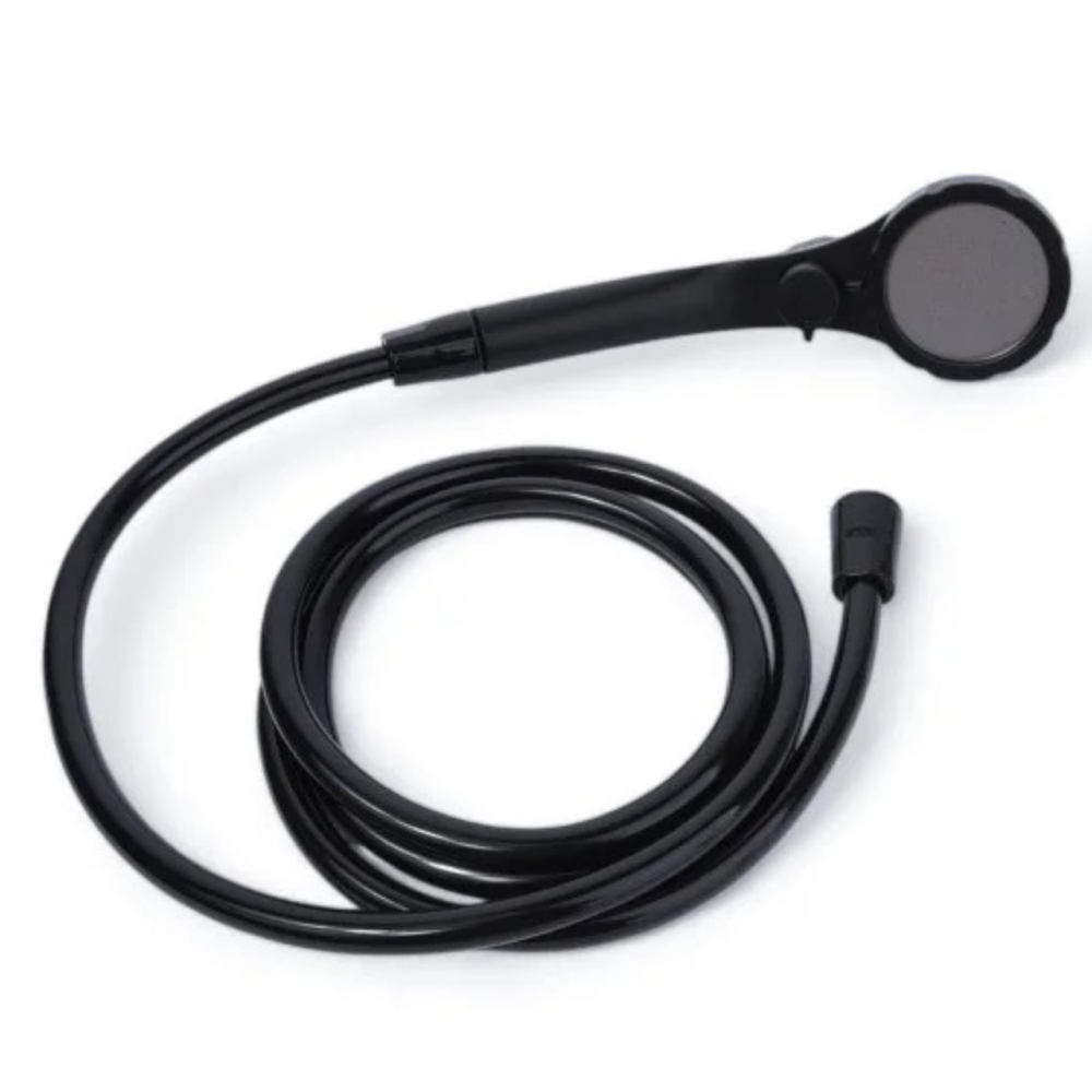 Душ переносной с насосом с аккумуляторним 6000 мАч и дисплеем полевой кемпинговый портативный для туризма длина 2м, черный Каменец-Подольский - изображение 6