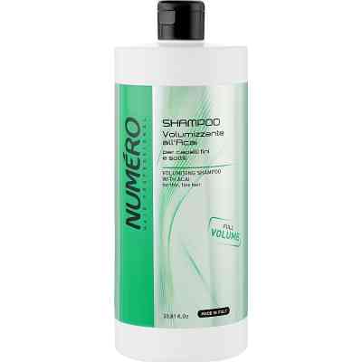 Шампунь Brelil Numero для придания объема с экстрактом асаи 1 л (8011935075485) Винница