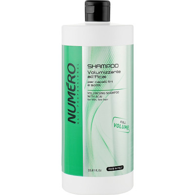 Шампунь Brelil Numero для надання об&apos;єму з екстрактом асаї 1 л (8011935075485) Вінниця - фото 1