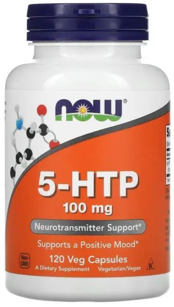 5-гидрокситриптофан Now Foods 5-HTP 100 мг 120 капсул Киев - изображение 1