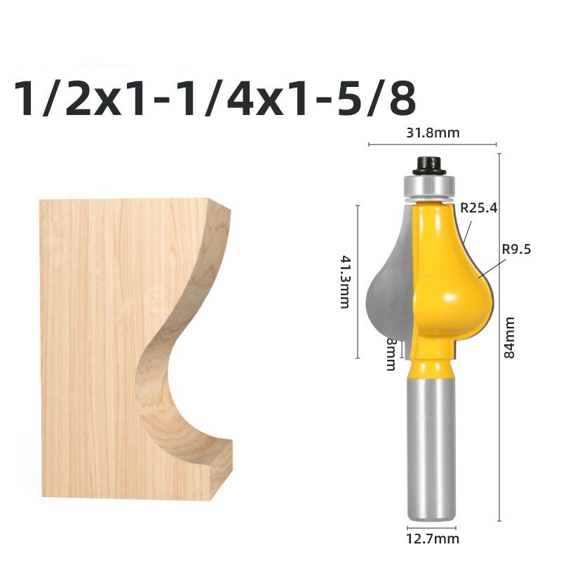 Фігурна фреза з підшипником для плінтусів по дереву Київ - фото 9