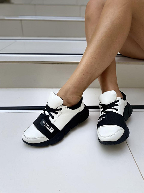 VLADEKS Кросівки жіночі VLADEKS 1074 білі/чор.підошв. (весна-осінь, шкіра натуральна) (3183) Коломия - фото 9