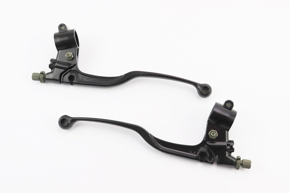 Важелі керма ліве, праве з кріпленням під дзеркало, к-кт 2шт (М10 права-ліва) МОТО CG/CB, тип 2 Київ - фото 2