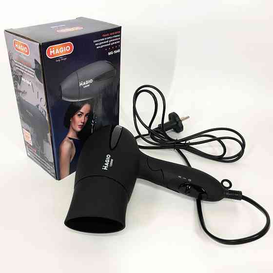Фен професійний домашній для волосся Magio, Потужний фен для сушіння та укладання волосся IU-74 Львів