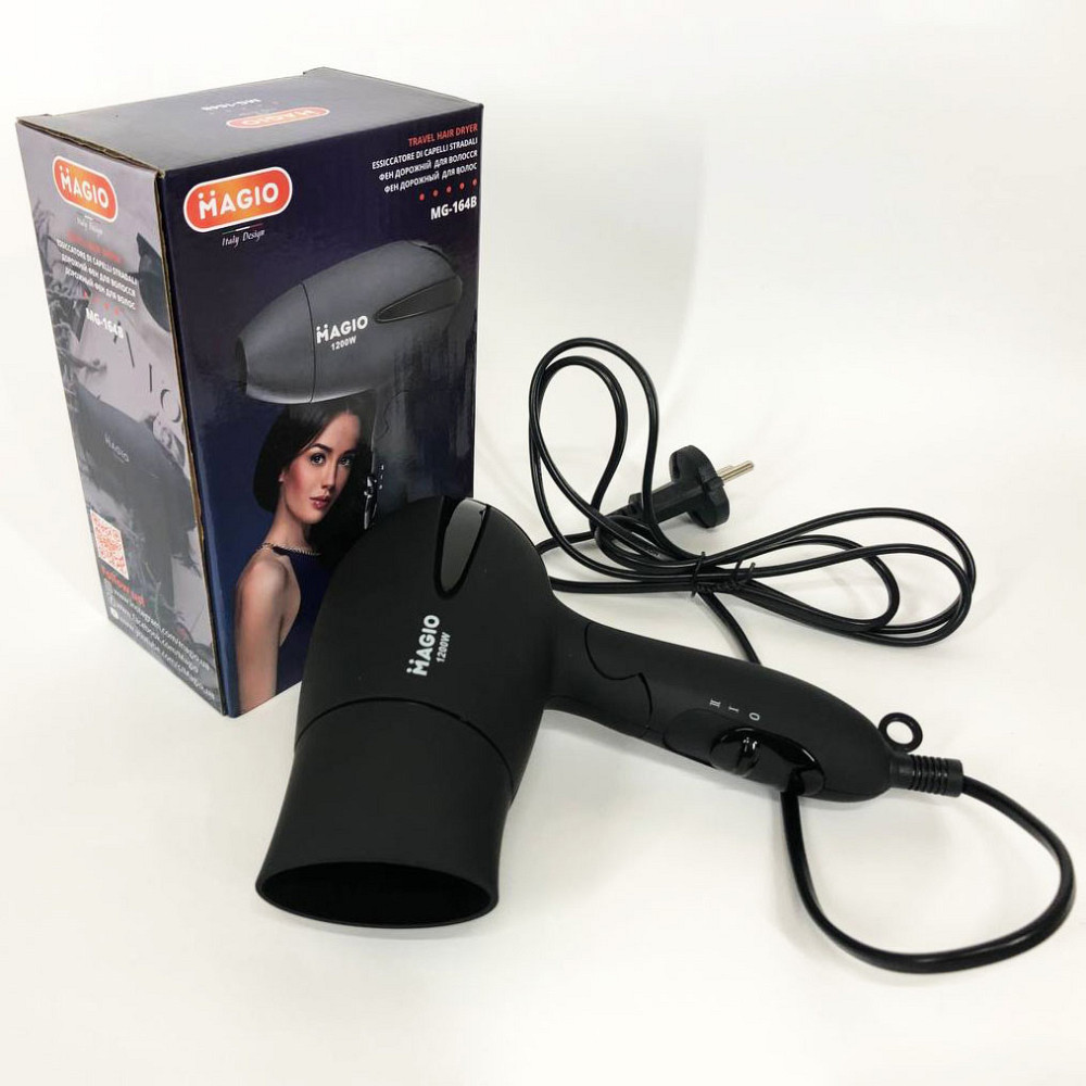 Фен професійний домашній для волосся Magio, Потужний фен для сушіння та укладання волосся IU-74 Львів - фото 2