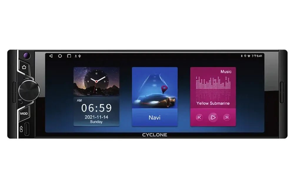 Автомагнитола MP5  Android 10 Cyclone MP-5003 экран 6.6/BT/Type-C/ISO/GPS/Wi-Fi/32Гб/ОЗУ 2Гб Винница - изображение 2