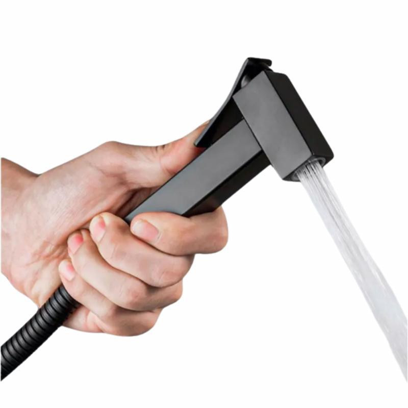 Набір для гігієнічного душу Lidz Kubis 111 Black LDKUB111BLA46108 прямокутний Київ - фото 6