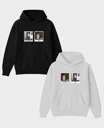 Парне худі з фото (Polaroid стиль) — індивідуальний принт 3XL, XL Чернівці