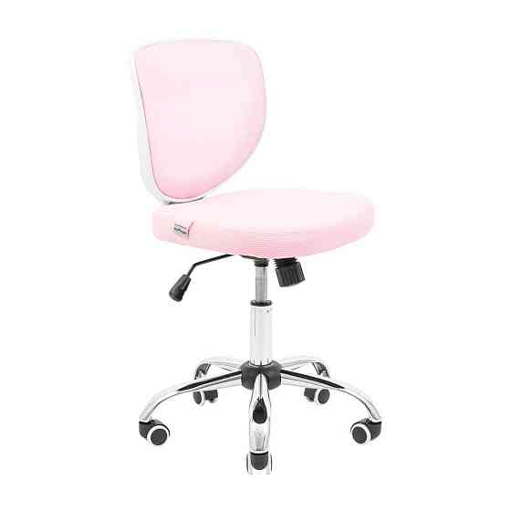 Офісне крісло керівника Leo Хром M1 Tilt Рожевий Київ