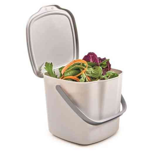Контейнер для сміття з кришкою та ручкою Snips Kitchen Compost Bin 3 л білий Київ
