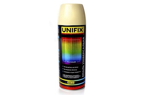 Эмаль универсальная акриловая премиум RAL1001 бежевый глянец 400мл UNIFIX Ровно - изображение 1