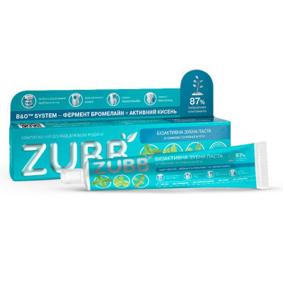 Зубна паста Zubb Потрійна м&apos;ята 90 г (4820206210067) Вінниця - фото 1
