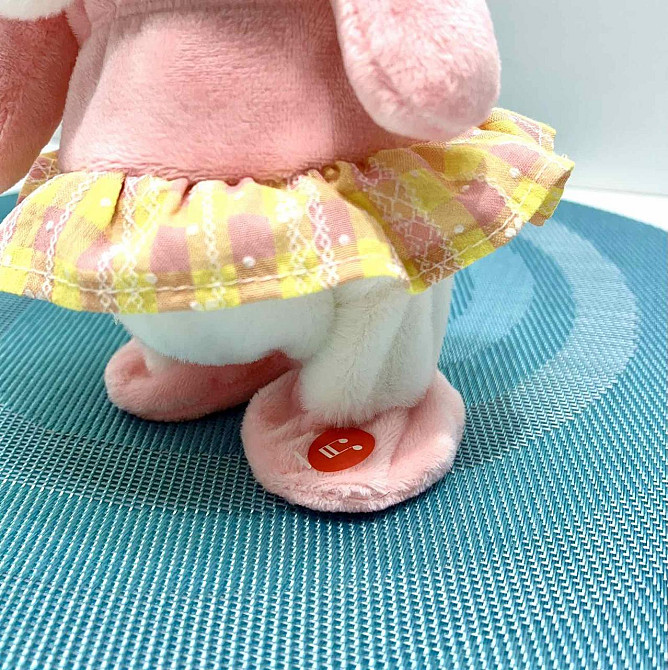 Іграшка Зайчика Музична ходить повторюшка Рожева (777-2) Чернігів - фото 4