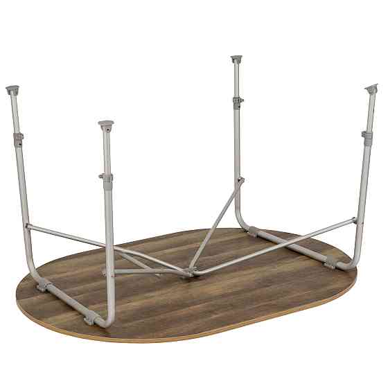 Стол Bo-Camp Feather Oval 130x90 cm Brown (1404466) Вінниця