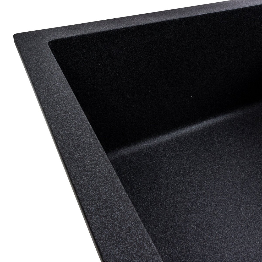 VALESO Гранітна мийка для кухні VALESO CASCADA 7050 матова Карбон Коломия - фото 10