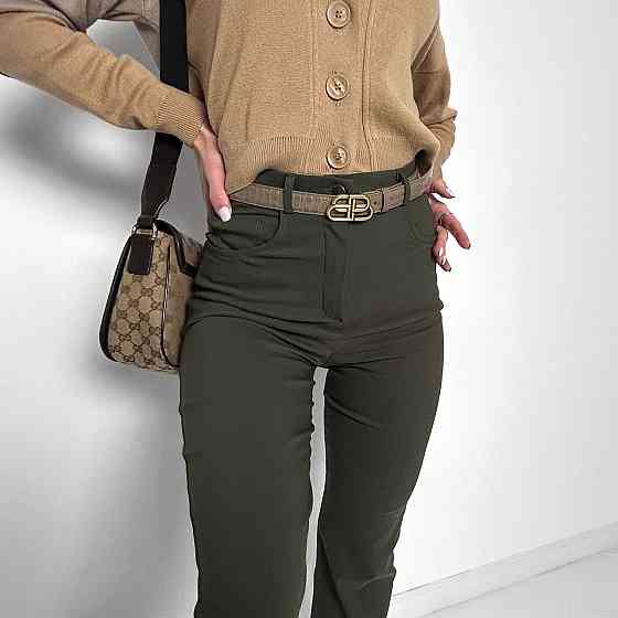 Брюки-палаццо з джинс-бенгаліну "Grape" оптом | Розпродаж моделі Київ