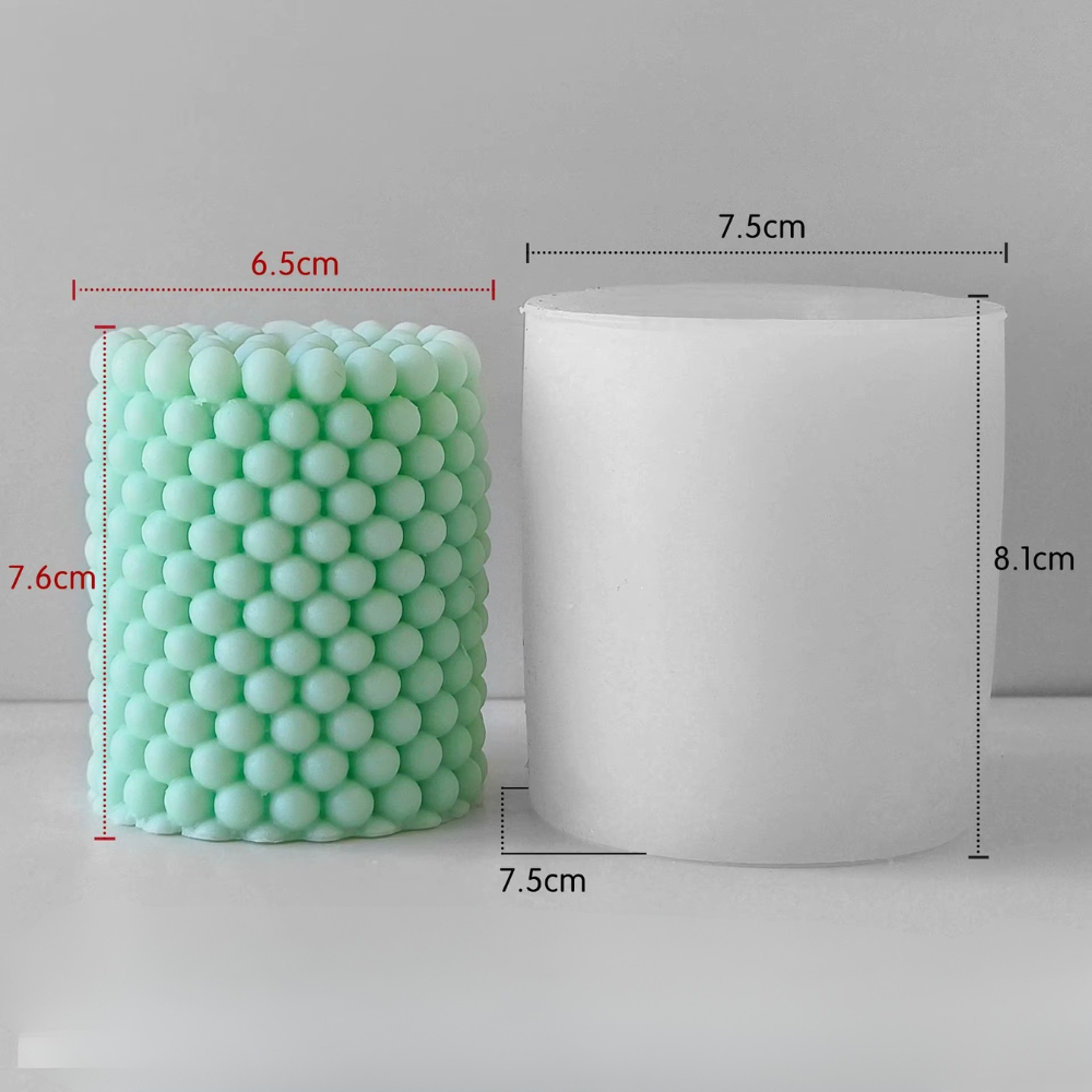 Силиконовая форма для изготовления свечи, молд для изделий из соевого,пчелиного воска и парафина 75 х 75 х 81 мм Каменец-Подольский - изображение 2