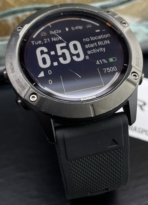 Смарт -Часы Fenix 6X - Pro Solar Titanium Киев - изображение 6