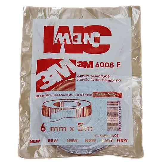 Скотч двосторонній 6мм х 5м 3M GT6008F червоний Вінниця
