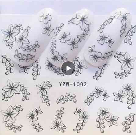 Наклейки для нігтів STZ-018 Київ