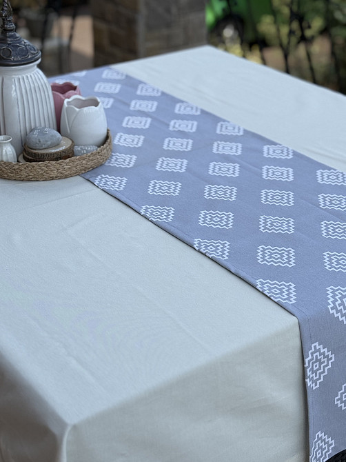 Ecotton Ранер доріжка Ecotton DUCK 45x170 см для обіднього столу водовідштовхувальна сірого кол Коломия - фото 6