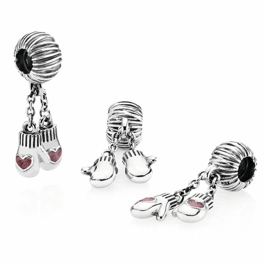 Срібна намистина-підвіска Пандора  "Рукавиці" 791181EN46 MasterSem Київ - фото 2